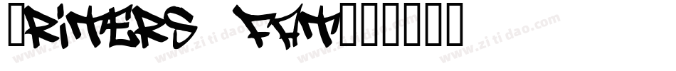 Writers fat字体转换